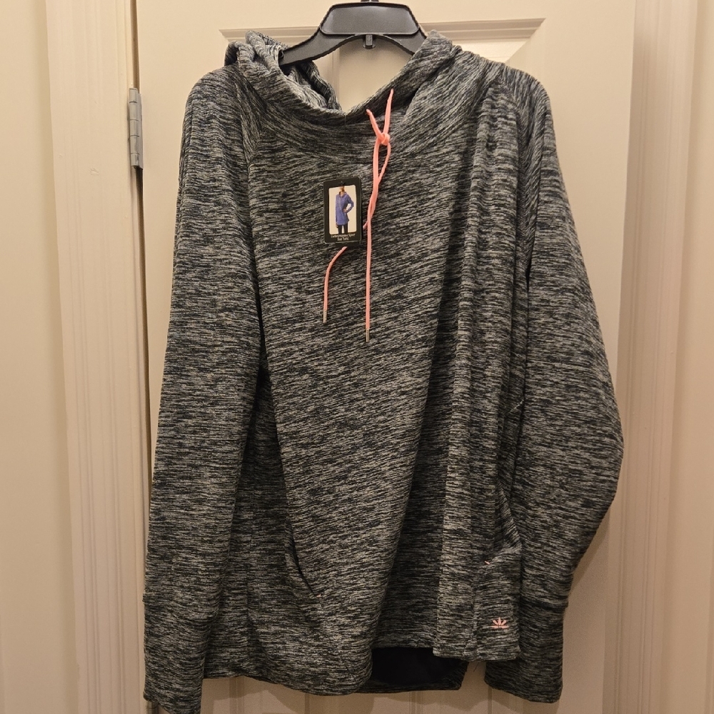 Lukka Women's Gray Cowl Neck Sweater